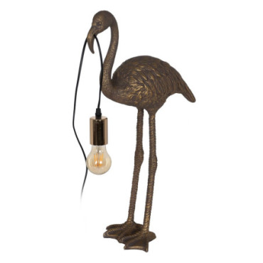 Lampe De Table Flamand Or Vieux 37x19x59cm