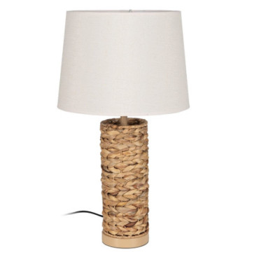 Lampe De Table Naturel Fibre Naturelle 35x35x61cm