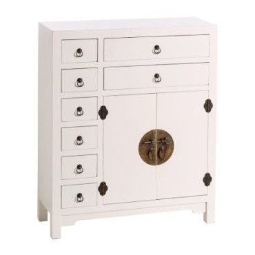 Commode Blanc 73x26x90cm