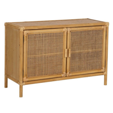 Commode Naturel Rotin Salon 97,50x40x65cm