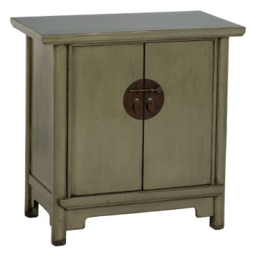 Commode Vert Olive Bois - Mdf 80x45x80cm