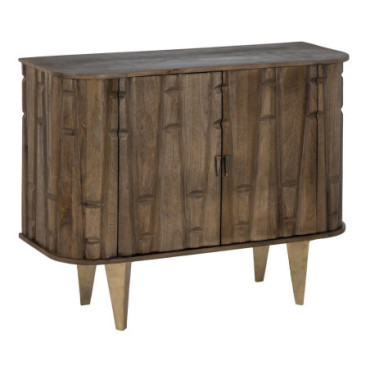 Commode Marron Bois De Manguier 108x42x85cm