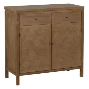 Commode Naturel Mdf - Bois Brayan 90x40x90cm