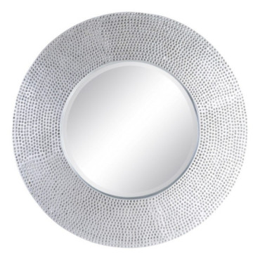 Miroir Argent Pu/Verre Décoration 87,60x6,60x87,60cm