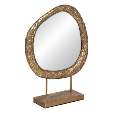 Miroir Avec Pied Or Métal Décoration 49x13x62,50cm