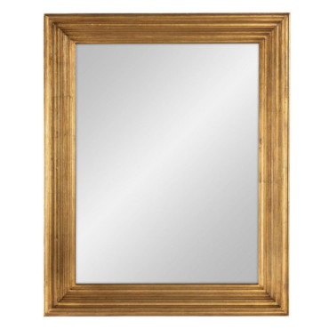 Miroir Cadre Doré Bois De Pin Décoration 78x98cm