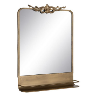 Miroir Envejocodo Or Métal - Cristal 62x16x65cm