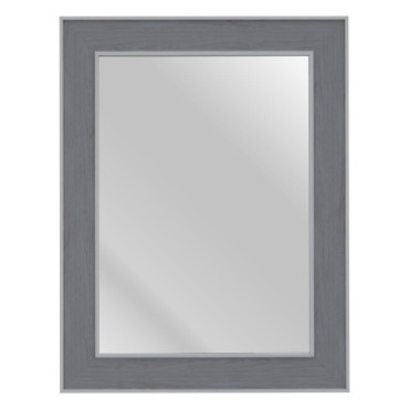 Miroir Gris - Blanc Bois Décoration 66x2x86cm