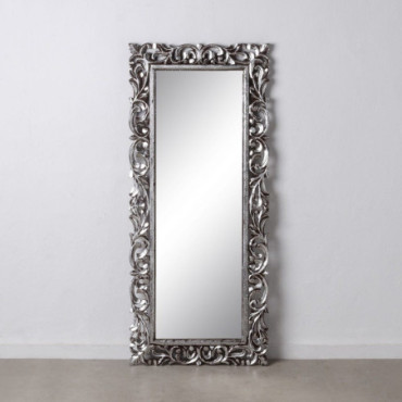 Miroir Habilleur Argent Mdf - Décoration 66x3,50x151cm