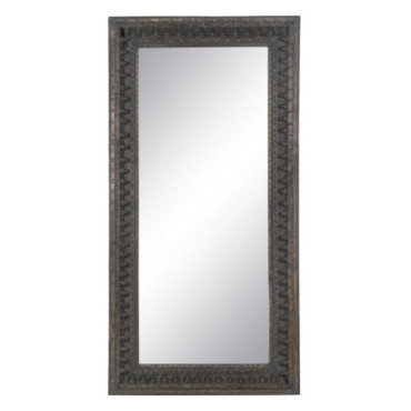 Miroir Mur Bois De Manguier Décoration 84x4,50x169cm