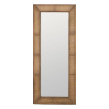 Miroir Naturel Bambou Décoration 66x3,50x153cm