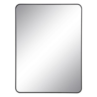 Miroir Noir Aluminium - Cristal 76x3x101cm