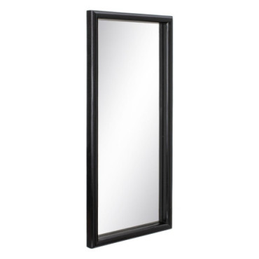 Miroir Noir Bois De Manguier 36x4x80cm