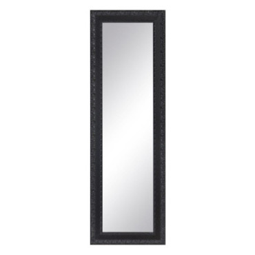 Miroir Porté Noir Mdf - Décoration 42,50x3x132,50cm