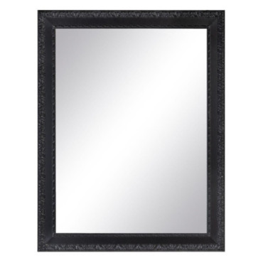 Miroir Porté Noir Mdf - Décoration 72,50x3x93cm