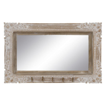 Miroir Portemanteau Bois - Mdf Décoration 61x10,79x38cm