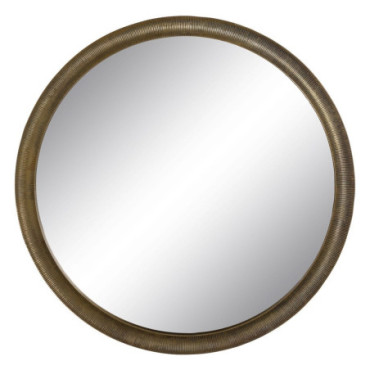 Miroir Rond Envejocodo Or Aluminum 88,20x2,50x88,20cm