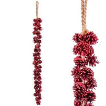 Pendentif 61 Ananas Rouge 110cm