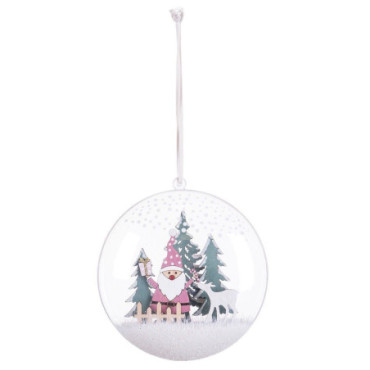 Pendentif Boule De Neige 11x5x23cm