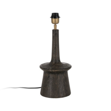 Pied De Lampe de Table. Marron 18x18x35cm