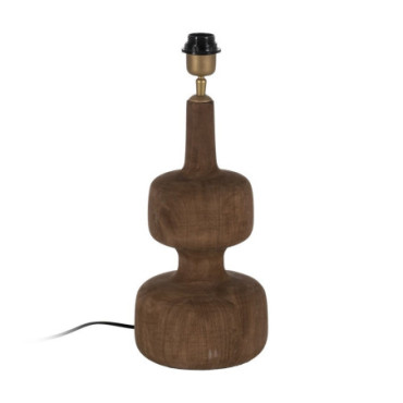 Pied De Lampe de Table. Marron 22x22x38cm