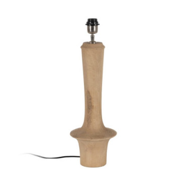 Pied De Lampe de Table. Naturel 19x19x50cm