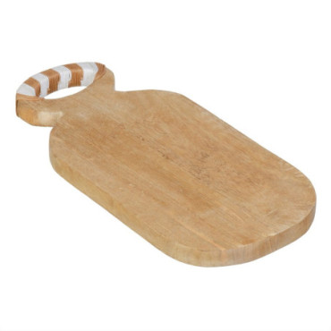 Planche Cuisine Naturel Bois De Manguier 38x18x2cm