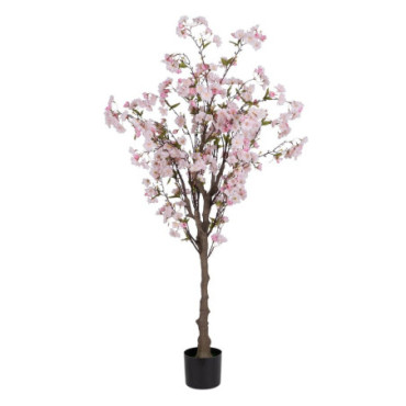 Plante Arbre Cerise Rose Pvc - Tissulaire Jardin 140cm