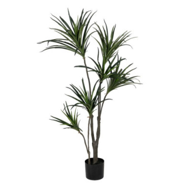 Plante Dracaena Vert Gomme Décoration 130cm