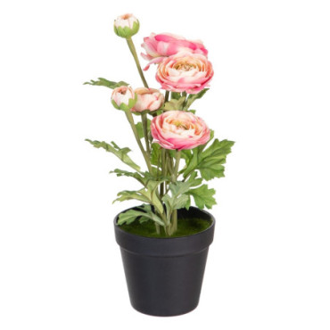 Plante Fleur Rose Artificiel Décoration 12,50x12,50x37 C