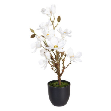 Plante Magnolia Blanc Artificiel 30x30x60cm