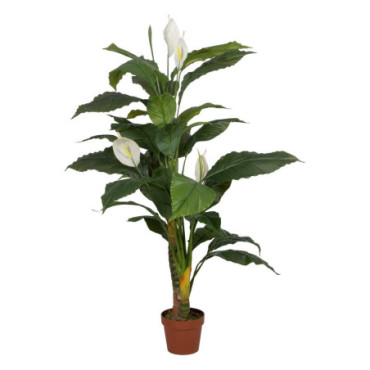 Plante Verte - Blanc Polyethylene Jardin 130cm