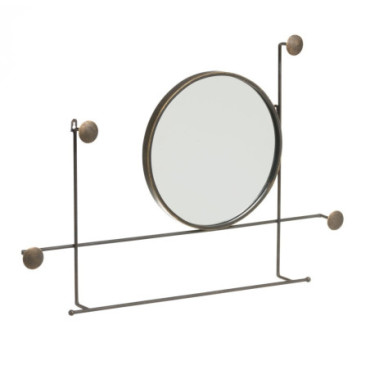 Porte-Serviette De Toilette Bronze 84,50x8x58,50cm