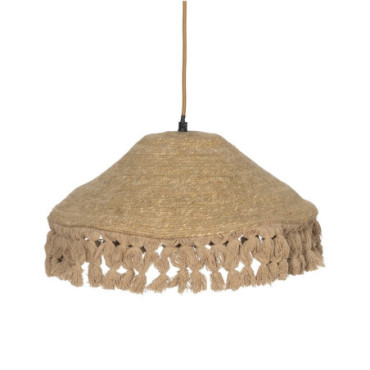 Suspension Beige Fibre Naturelle 40x40x12cm