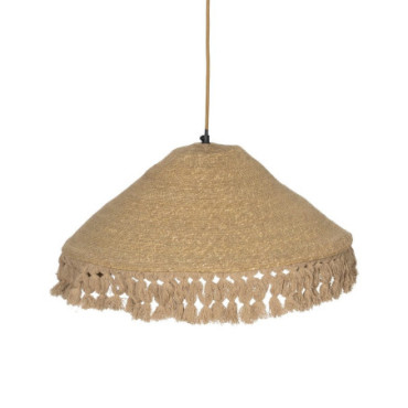 Suspension Beige Fibre Naturelle 50x50x16cm