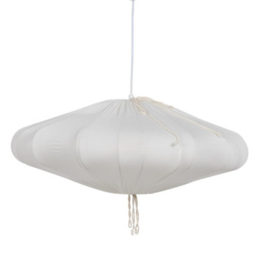 Suspension Blanc Coton Éclairage 59,50x59,50x23cm