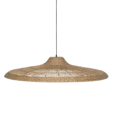 Suspension Fibre Naturelle 112x112x20cm