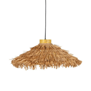 Suspension Fibre Naturelle 54x54x18cm