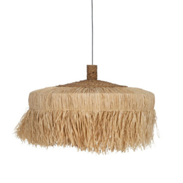 Suspension Fibre naturelle Iluminacion 80x80x45cm