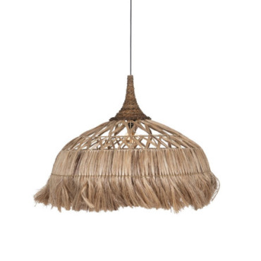 Suspension Fibre naturelle Iluminacion 80x80x62cm