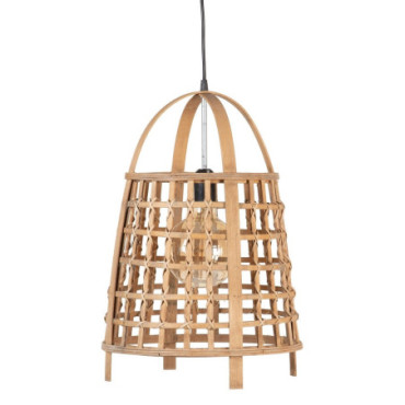 Suspension Naturel Bambou 33,50x33,50x48,50cm