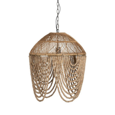 Suspension Perlage Naturel 47x47x61cm