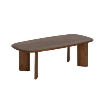 Table Basse Marron Bois De Manguier 120x60x40cm