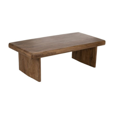 Table Basse Marron Bois De Manguier 140x70x45cm