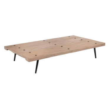 Table basse Naturel Orme Salon 170x100x30cm