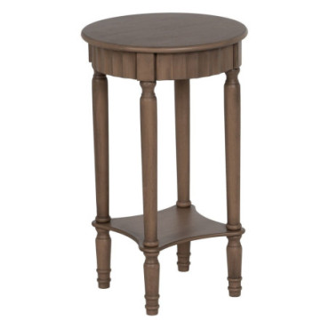 Table d'appoint Auxiliar Marron Mdf - Bois 40x40x66cm