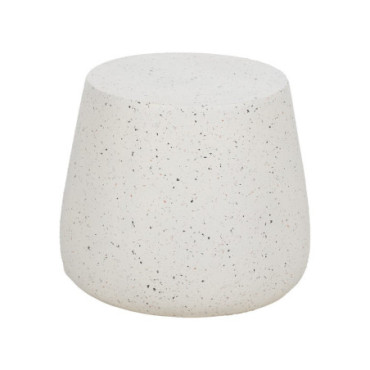 Table d'appoint Blanc Fibre De Magnésium 47,50x47,50x41cm