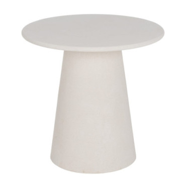 Table d'appoint Blanc Mdf - Wilma 44x44x48cm