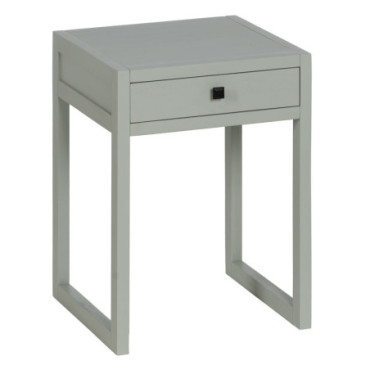 Table d'appoint Gris Mdf - Bois 40,50x38x56cm