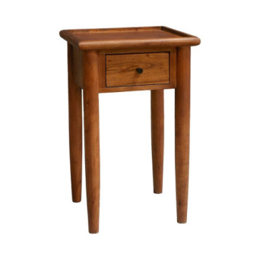 Table d'appoint Marron Bois De Manguier 35x35x55cm